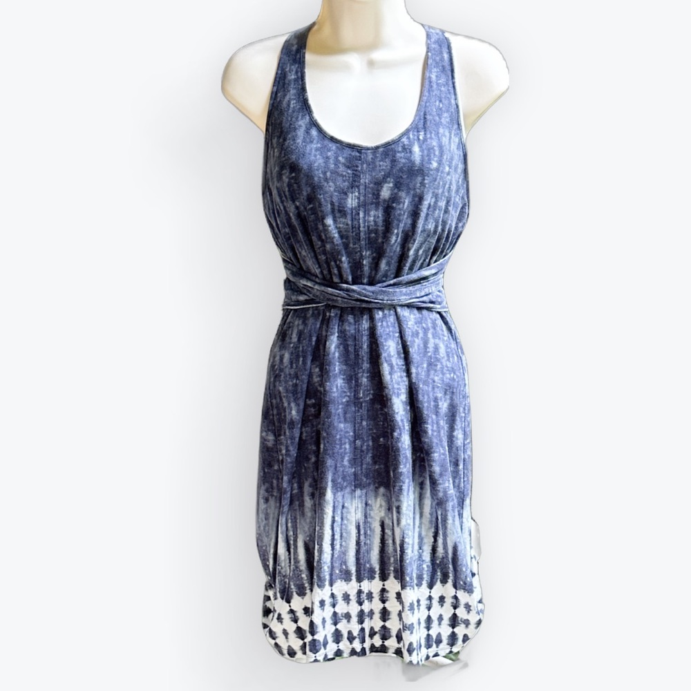 Boho Tie-Dye Packable Hiking Outdoor Garden Patagonia Built-in Bra Sundress ~ S